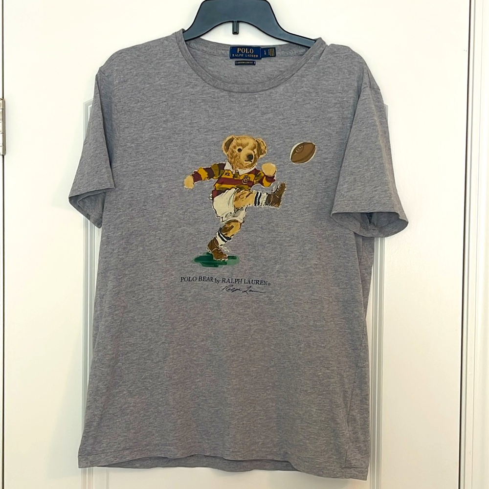 Polo Ralph Lauren Custom Slim Fit Polo Bear Tshirt Size L